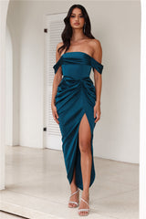 Dear Emilia Be Seen Midi Dress Teal