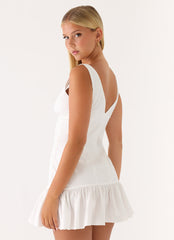Gretel Mini Dress - White