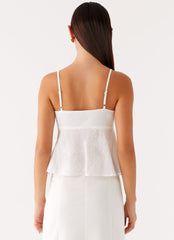 Irena Cami Top - White