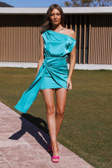 Runaway Charisma Mini Dress Marine