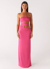 Montego Maxi Dress - Pink