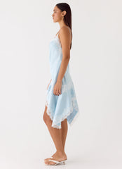Starla Midi Dress - Pale Blue