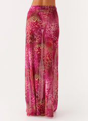 Camellia Maxi Skirt - Lavender Lagoon
