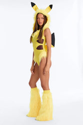Lightning Cutie 2 Piece Costume Set - Yellow/Combo
