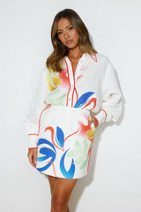 C/Meo Collective Hyperreal Skirt Abstraction
