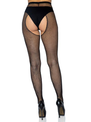 Ginny Fishnet Crotchless Tights