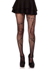Stitched Up Net Tights