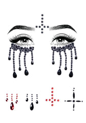 Evil Nun Rhinestone Stick-On Jewels